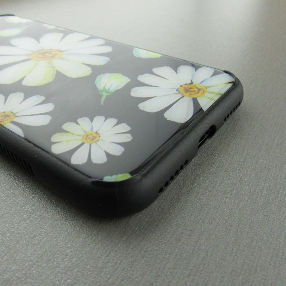 Hülle iPhone Xs Max - Glass Gänseblümchen