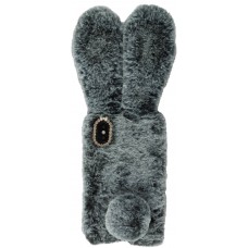 Coque iPhone X / Xs - Lapin fourrure chic