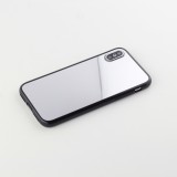 Hülle iPhone X / Xs - Spiegel mit schwarzen Silikonkanten