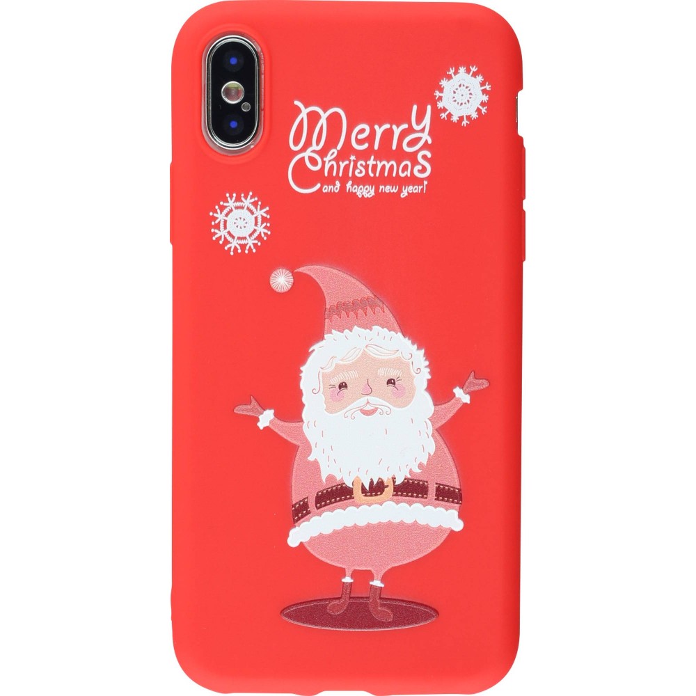 Coque iPhone X / Xs - Noël Santa