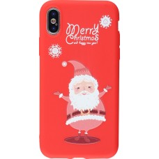 Hülle iPhone X / Xs - Weihnachten Santa