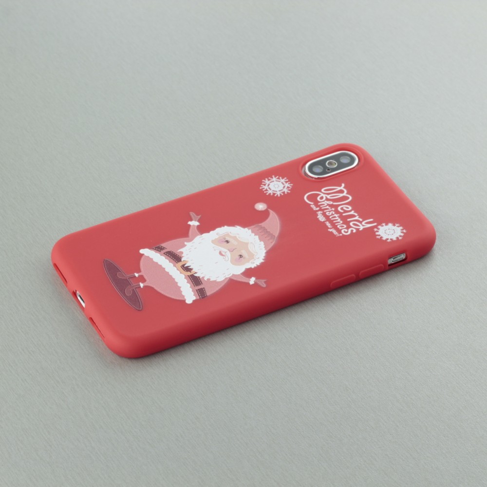 Hülle iPhone X / Xs - Weihnachten Santa