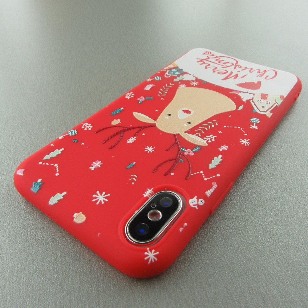 Coque iPhone X / Xs - Noël renne