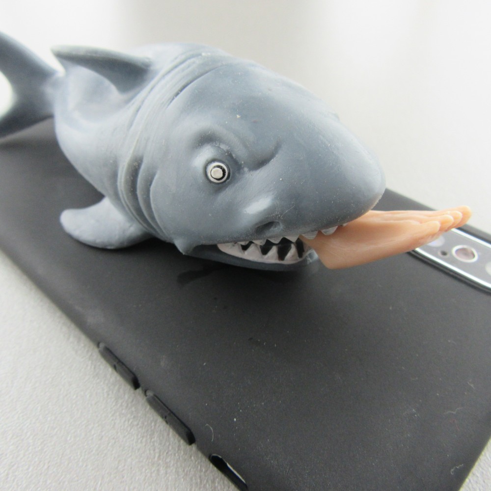 Coque iPhone X / Xs - Shark vs Human