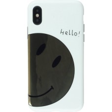 Coque iPhone X / Xs - Shine golden smile