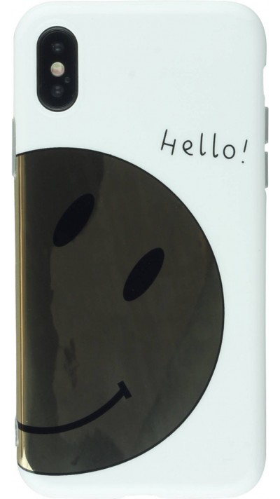 Coque iPhone X / Xs - Shine golden smile