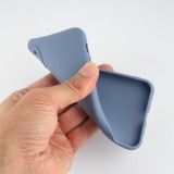 Hülle iPhone XR - Silikon Mat Herz lavendel