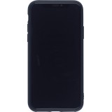 Coque iPhone XR - Silicone Mat Coeur - Noir