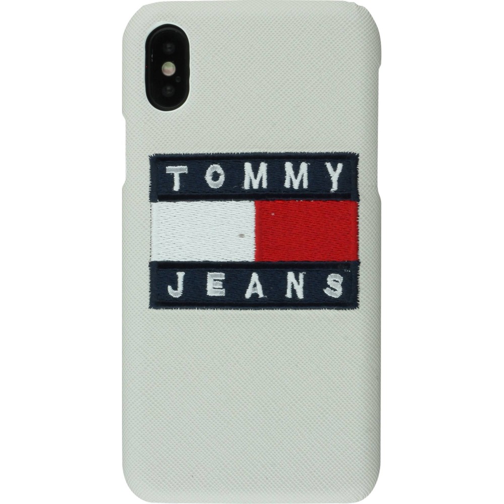 Hülle iPhone X / Xs - Tommy jeans - Weiss