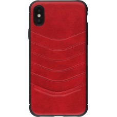 Coque iPhone X / Xs - V shape - Rouge