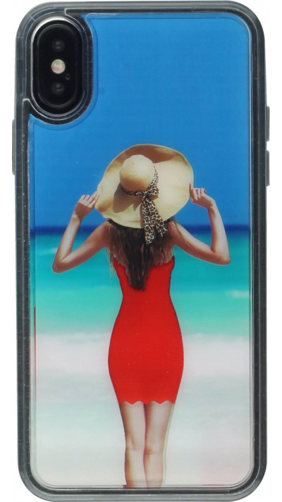 Hülle iPhone X / Xs - Water Beach Dress Girl