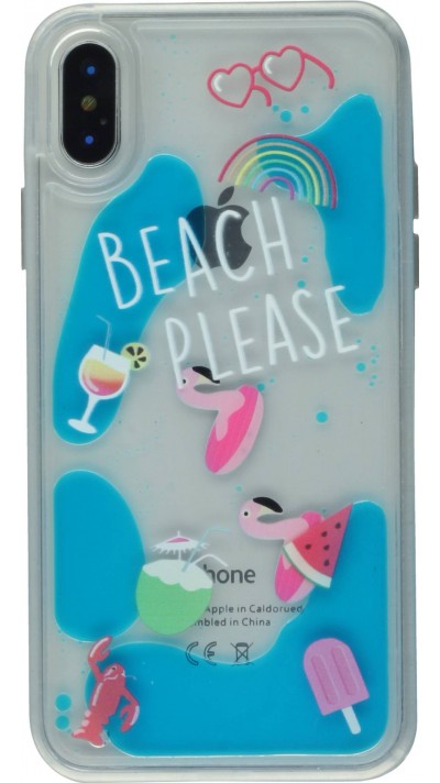 Hülle iPhone X / Xs - Water Beach Please