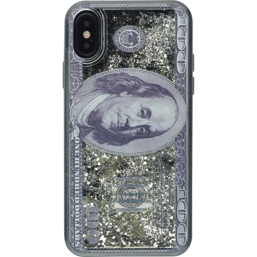 Coque iPhone Xs Max - Water Stars Dollars