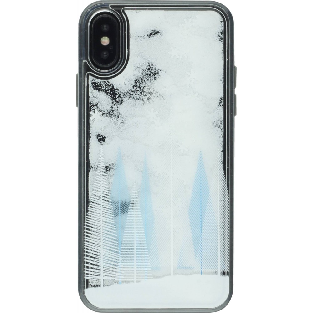 Coque iPhone X / Xs - Water Starts Snowflakes