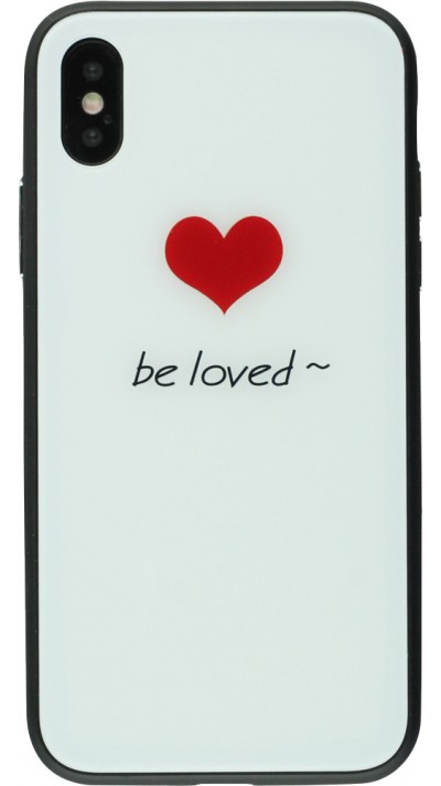Coque iPhone X / Xs - Glass be loved