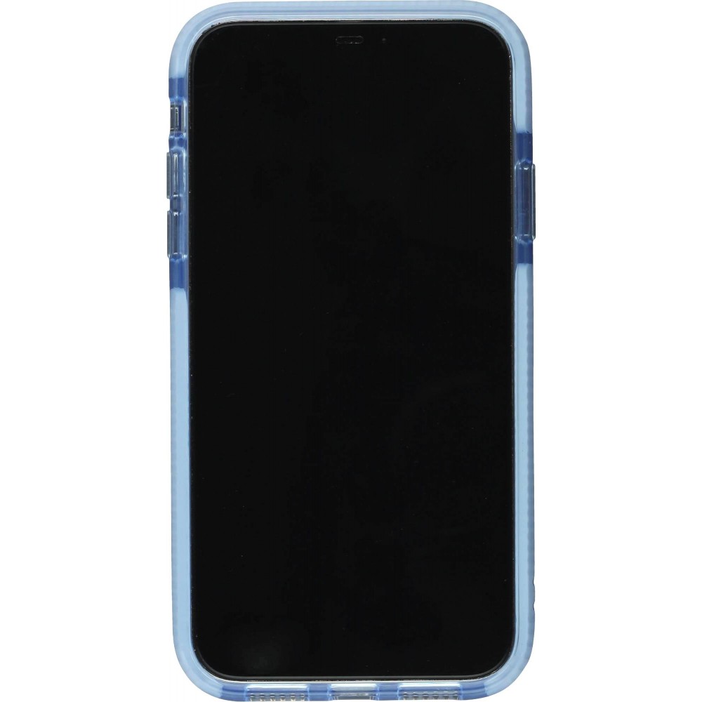 Hülle iPhone XR - Clear kaleido blau