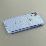 Coque iPhone XR - Clear kaleido - Bleu