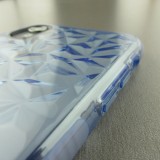 Hülle iPhone XR - Clear kaleido blau