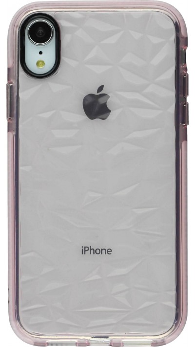 Coque iPhone Xs Max - Clear kaleido - Rose