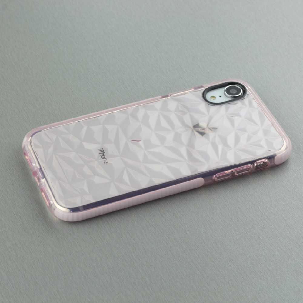Hülle iPhone Xs Max - Clear kaleido - Rosa