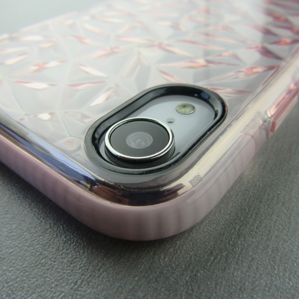 Hülle iPhone Xs Max - Clear kaleido - Rosa