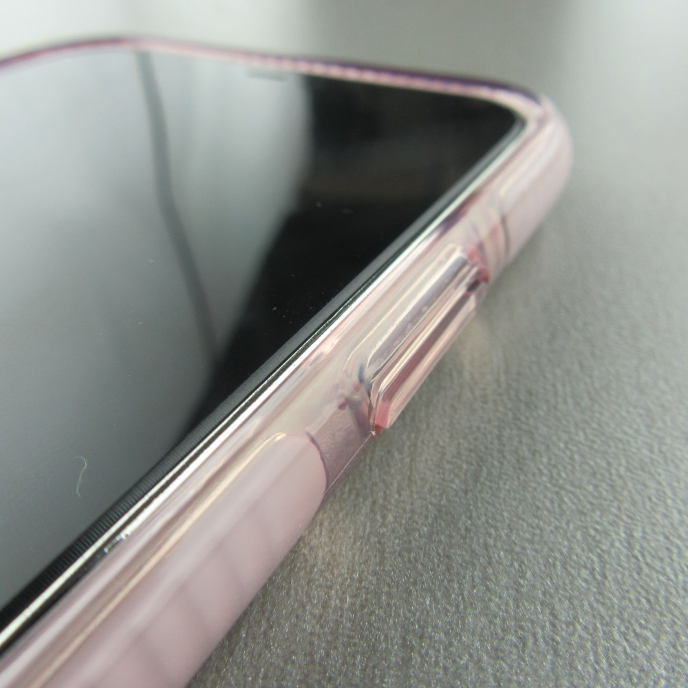Hülle iPhone Xs Max - Clear kaleido - Rosa