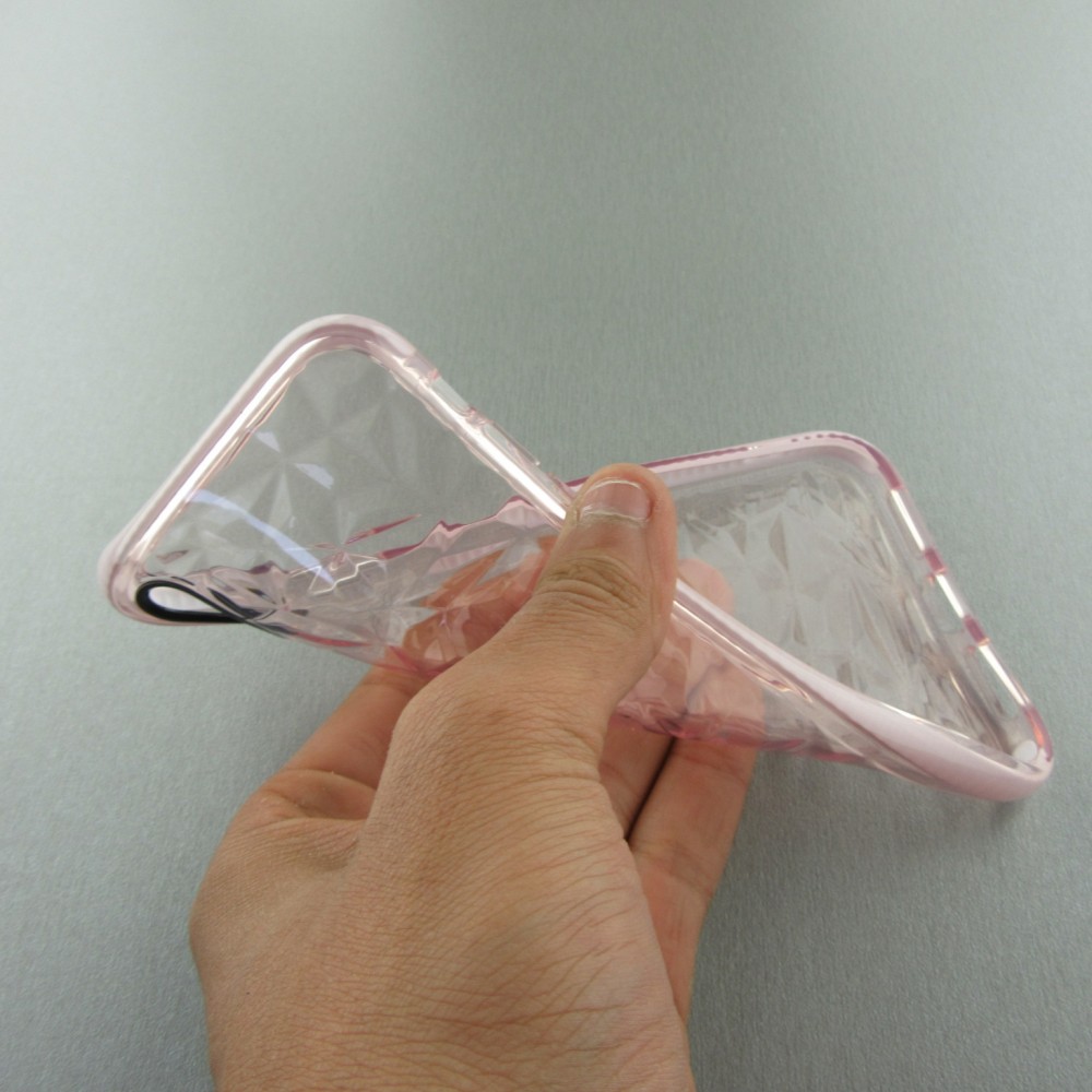 Hülle iPhone Xs Max - Clear kaleido - Rosa