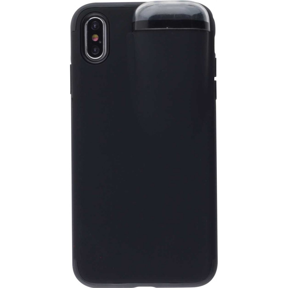 Coque iPhone Xs Max - 2-In-1 AirPods - Noir