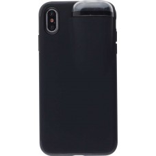 Coque iPhone Xs Max - 2-In-1 AirPods - Noir