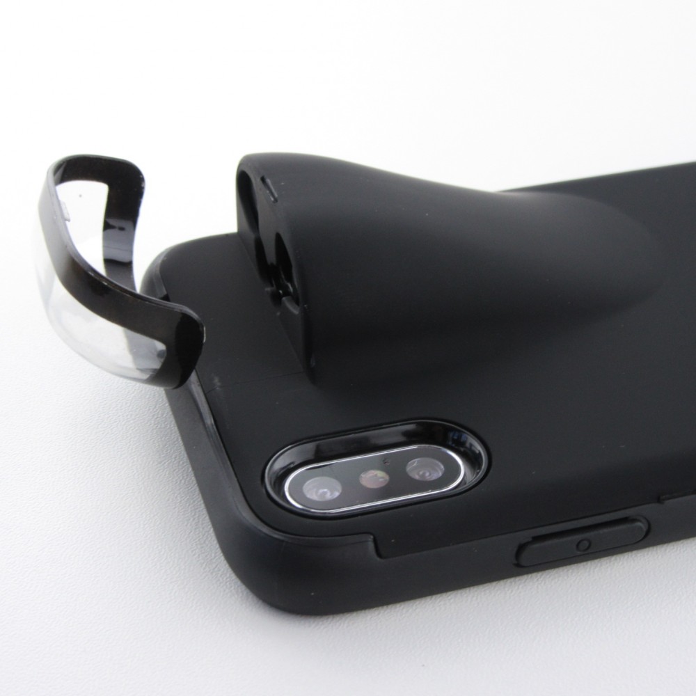 Coque iPhone Xs Max - 2-In-1 AirPods - Noir