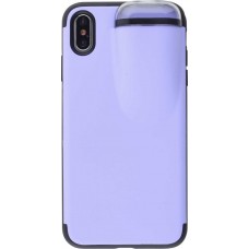 Coque iPhone Xs Max - 2-In-1 AirPods - Violet