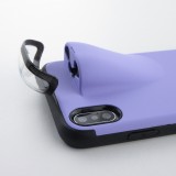 Hülle iPhone Xs Max - 2-In-1 AirPods - Violett