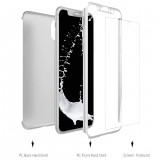 Hülle iPhone Xs Max - 360° Full Body - Silber