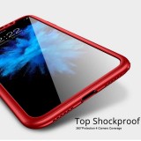 Coque iPhone Xs Max - 360° Full Body - Rouge