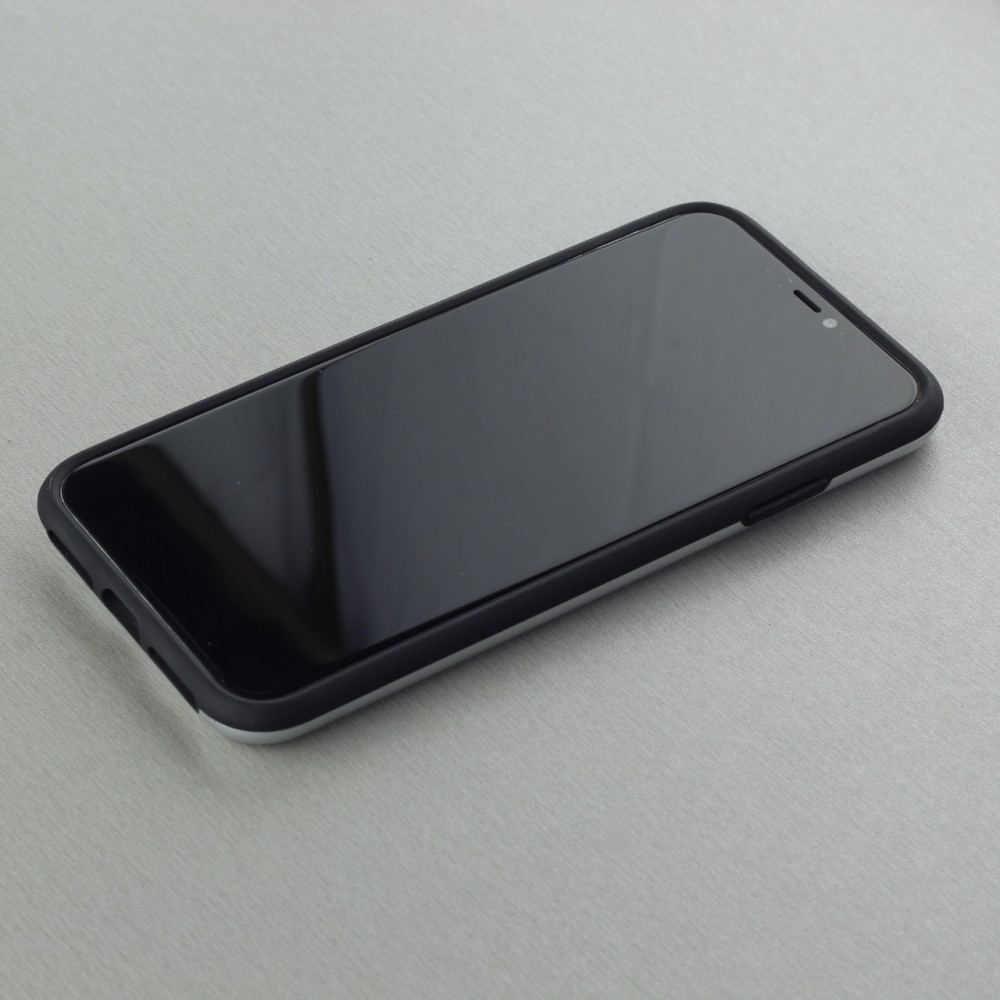 Coque iPhone Xs Max - Braided - Argent