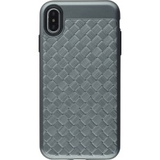 Hülle iPhone Xs Max - Braided - Grau