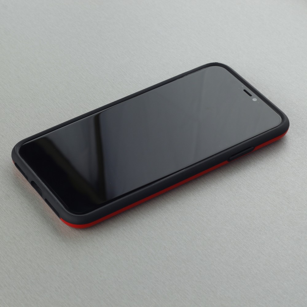 Hülle iPhone Xs Max - Braided - Rot