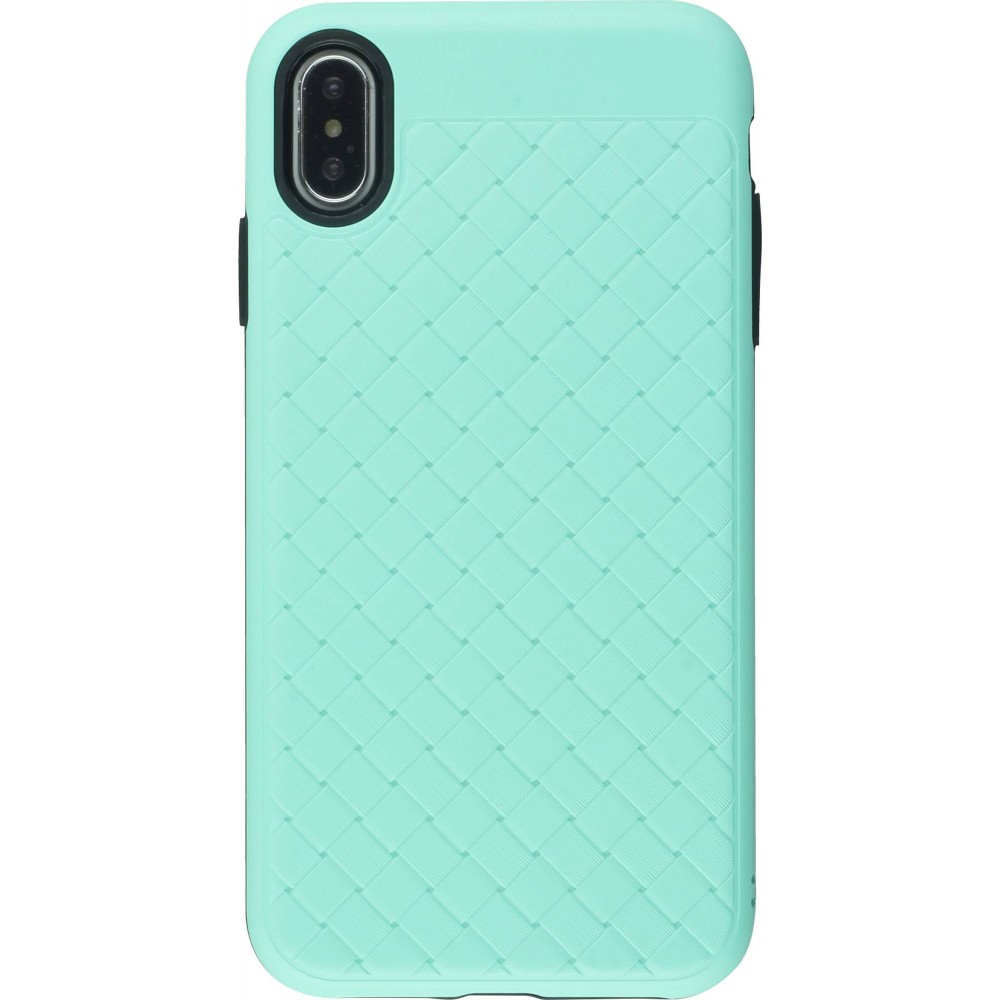 Coque iPhone Xs Max - Braided - Vert