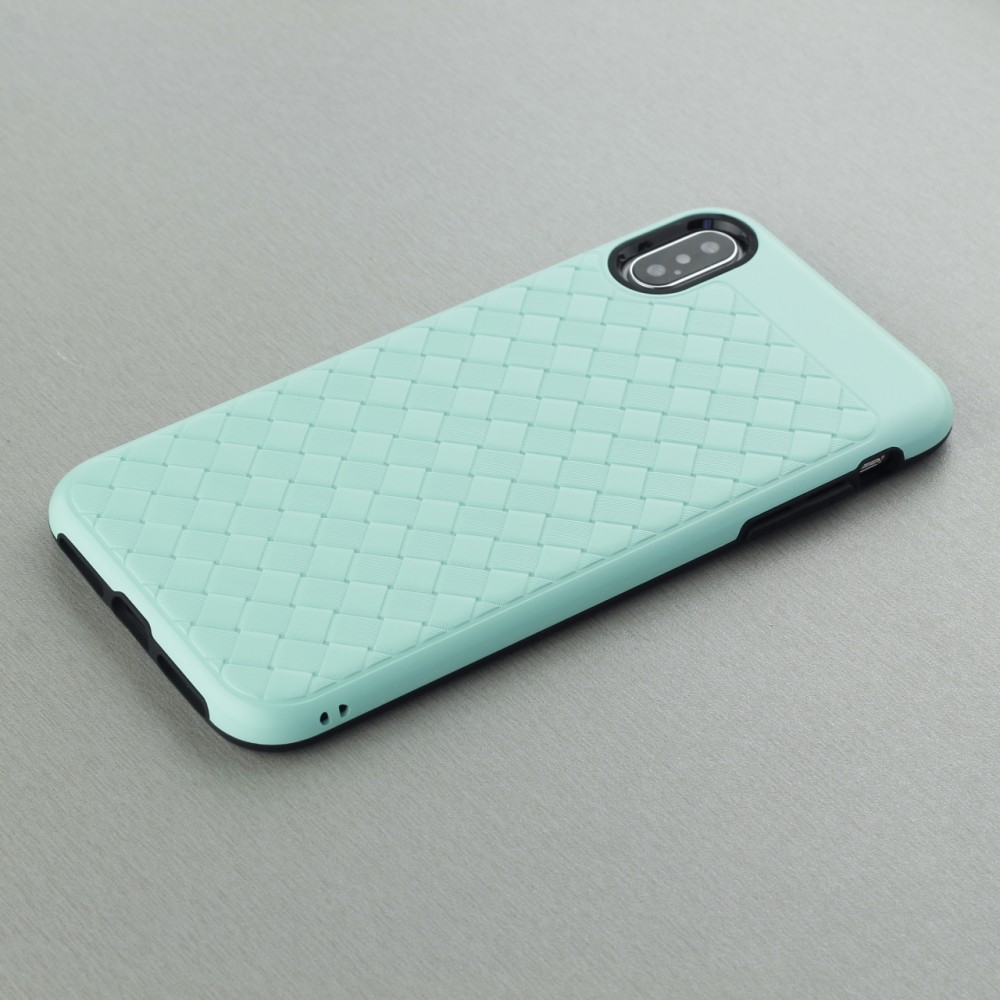 Coque iPhone Xs Max - Braided - Vert