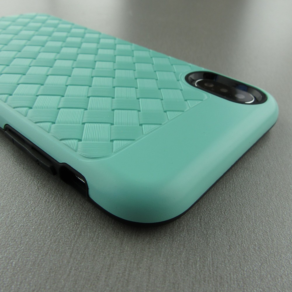 Coque iPhone Xs Max - Braided - Vert