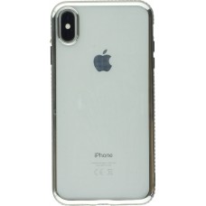 Hülle iPhone Xs Max - Bumper Diamond - Silber