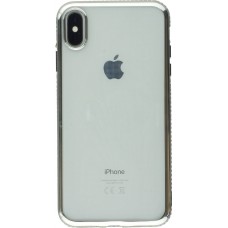 Coque iPhone Xs Max - Bumper Diamond - Argent