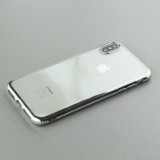 Coque iPhone Xs Max - Bumper Diamond - Argent
