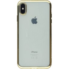 Coque iPhone Xs Max - Bumper Diamond - Or