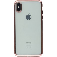 Coque iPhone Xs Max - Bumper Diamond - Rose clair