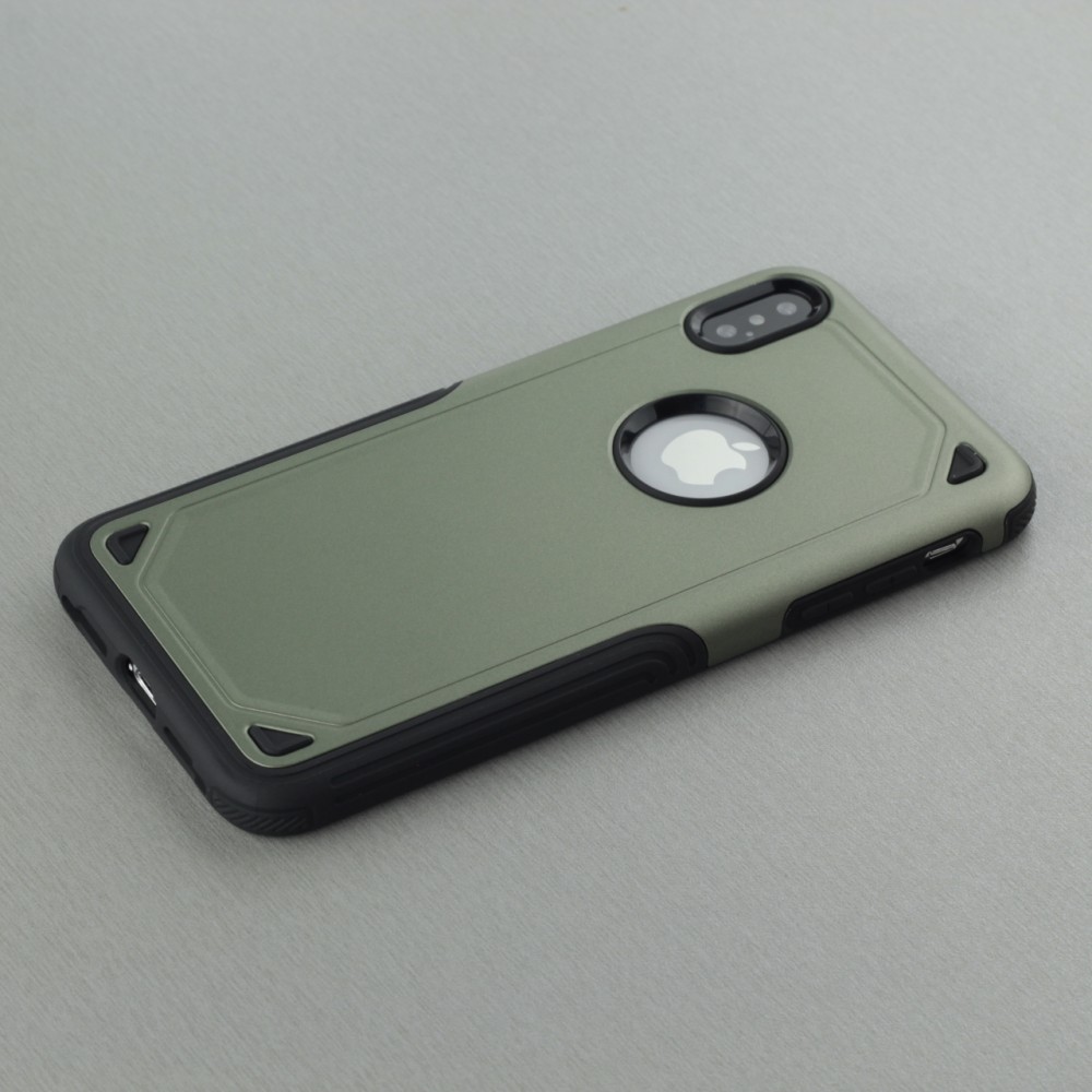 Hülle iPhone XR - Defender Case - Dunkelgrün