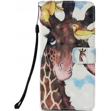 Coque iPhone Xs Max - Flip 3D giraffe