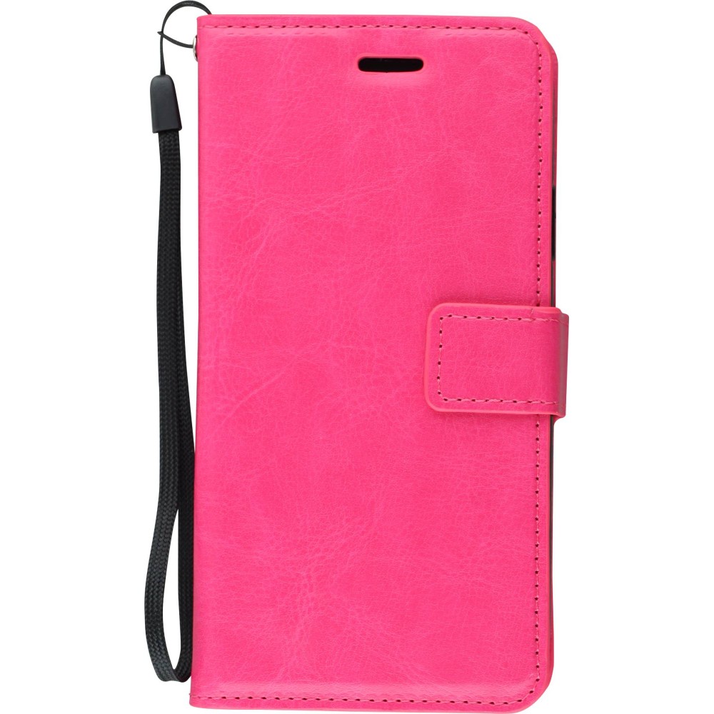 Hülle iPhone XR - Premium Flip - Dunkelrosa