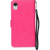 Hülle iPhone XR - Premium Flip - Dunkelrosa