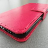 Hülle iPhone XR - Premium Flip - Dunkelrosa